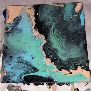 acrylic painting home made can make custom:)